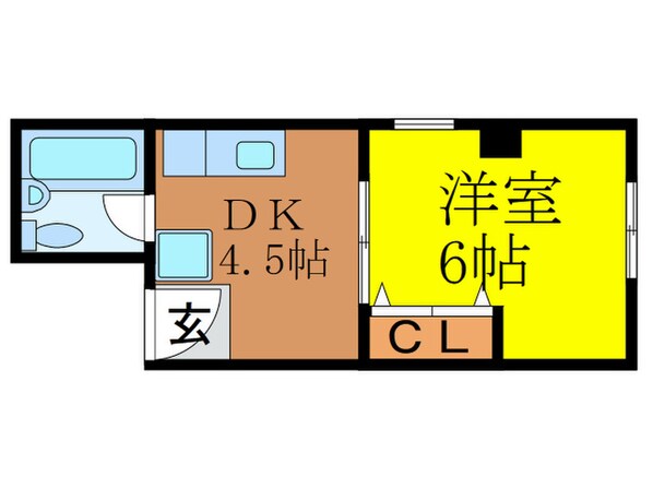 カンフォート淡路の物件間取画像